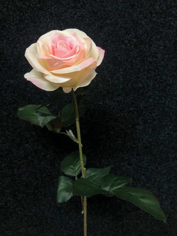 Rosa de 42cm rosa