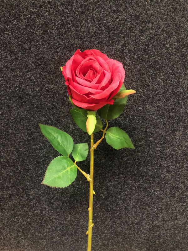 Rosa de 42cm rojo