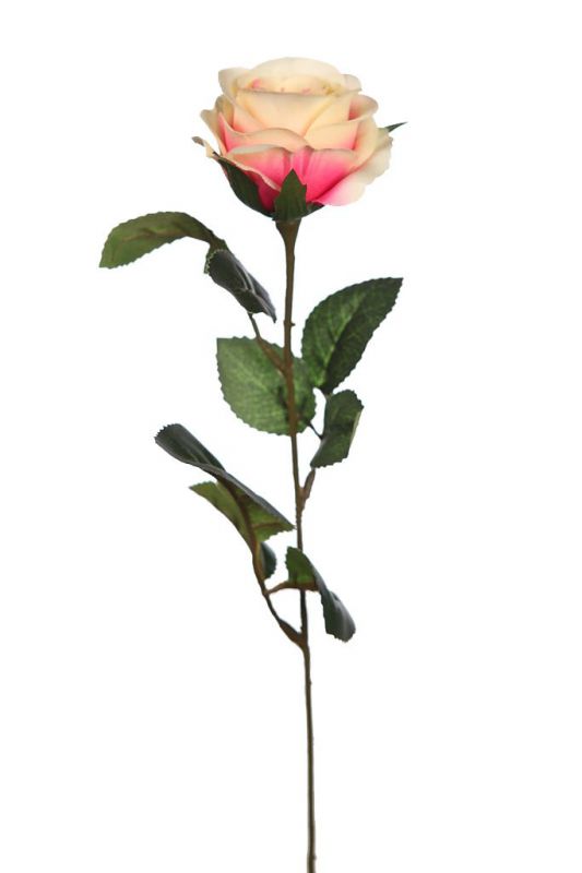 Vara rosa artificial rosa 55cm