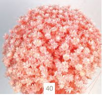 Pomo glixia color rosa altura 50cm 50gr