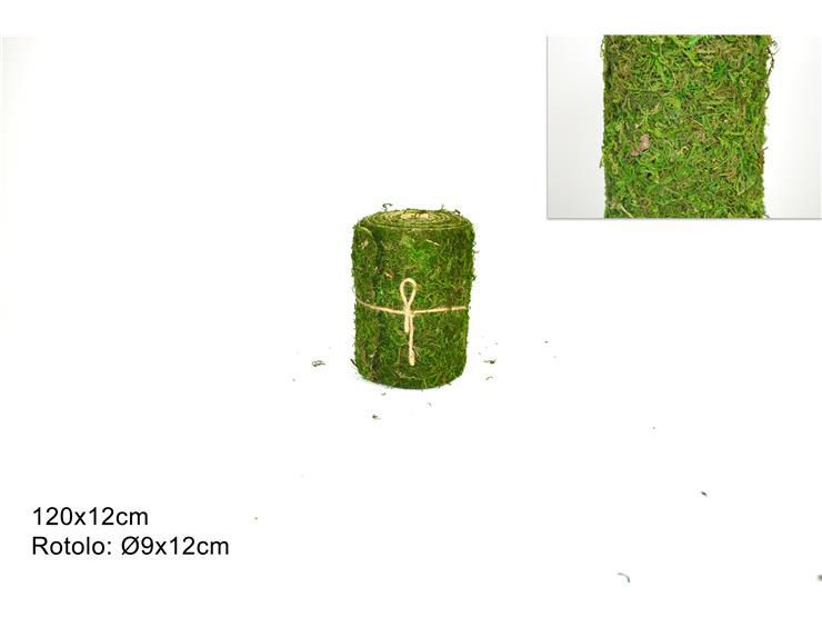 Manto musgo adhesivo color verde 12x120cm