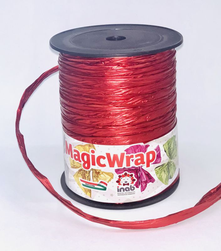 Magic wrap 125mm x 50m color rojo