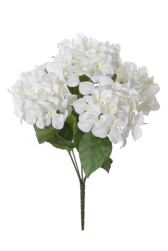 Piquet de hortensia 43cm color blanco