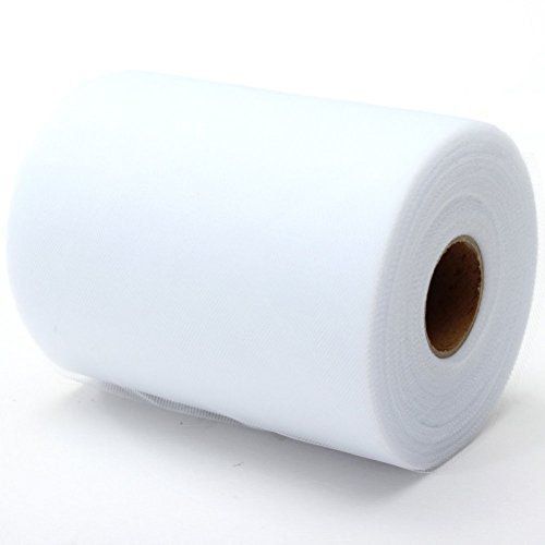 CINTA TULLE 100MM X 50M COLOR BLANCO