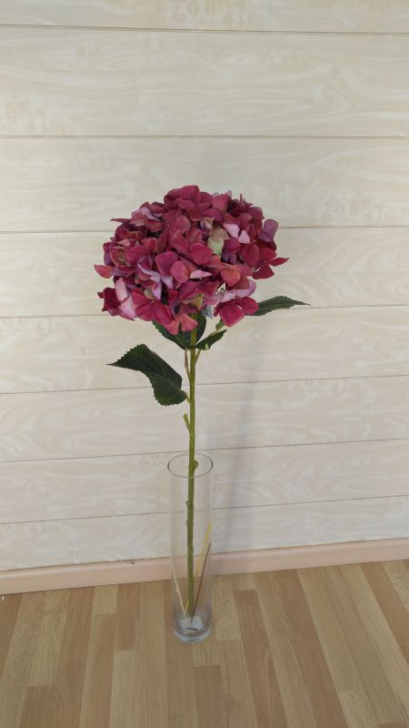 Hortensia artificial blanco en maceta alt. 45 Hydrangea